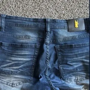 M1786 Makobi Men’s Prado Biker Jeans with Rip &Repair